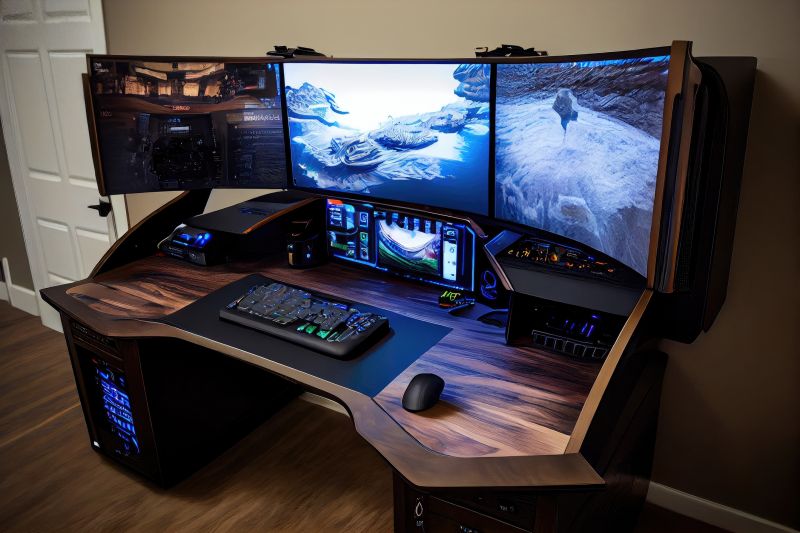Built In Desk Installation in Frederick, MD